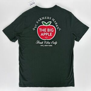 New York The Big Apple Graphic T-Shirt S Retro Vintage Style Travel Souvenir Tee
